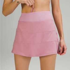 Lululemon Athletica Rose Blush Pace Rival Skirt Size 6